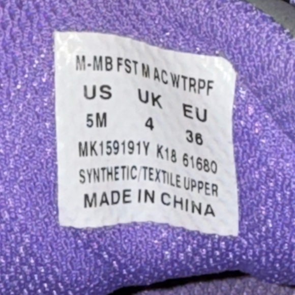 Merrell Kids Boots in Purple, Gray, and Yellow - Picture 3 of 4